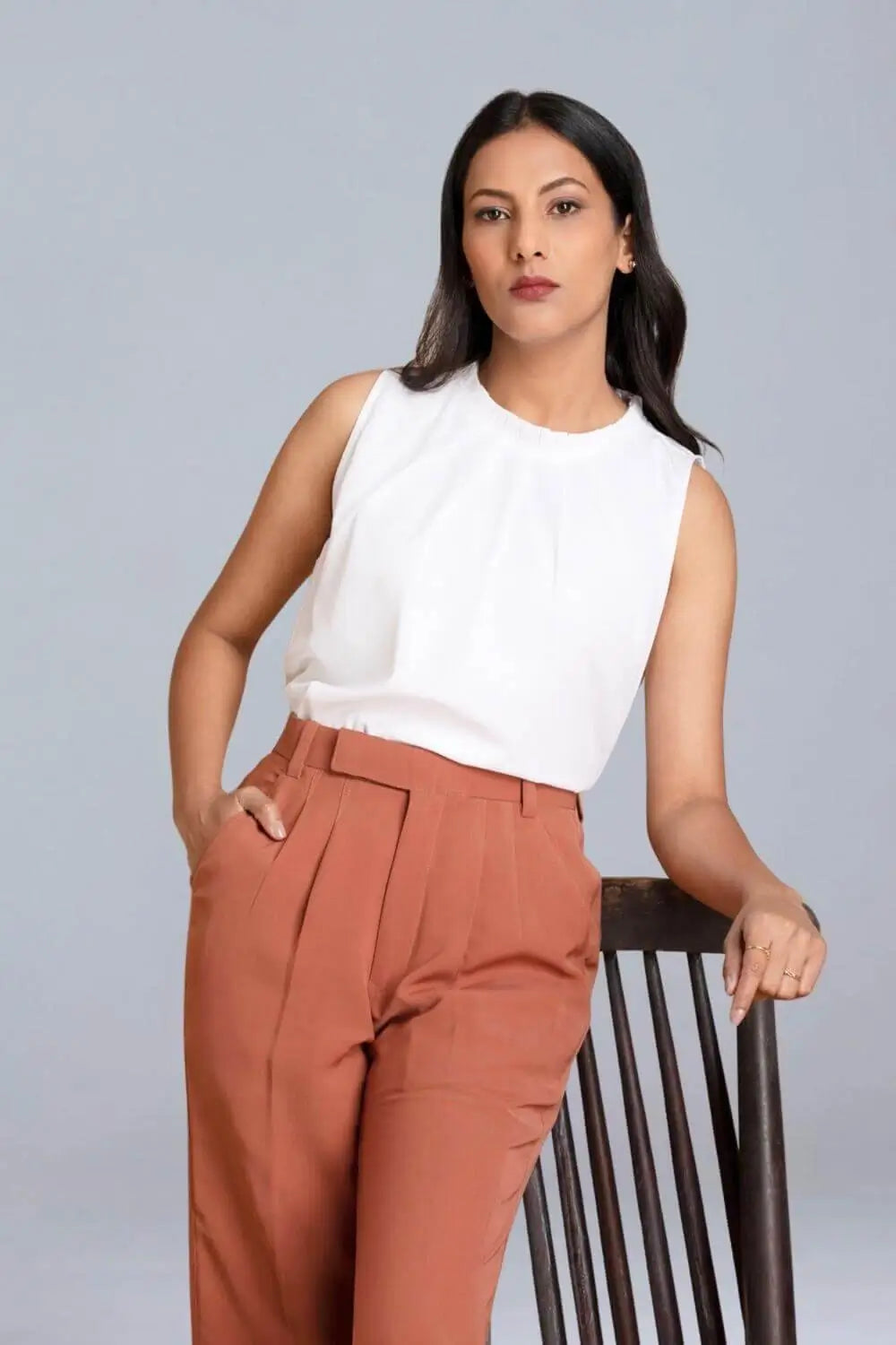 Blush Minimal Pleated Co-ord Set