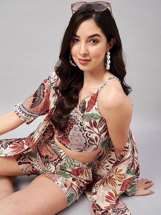 Tropical Muse Printed Summer Co-ord Set
