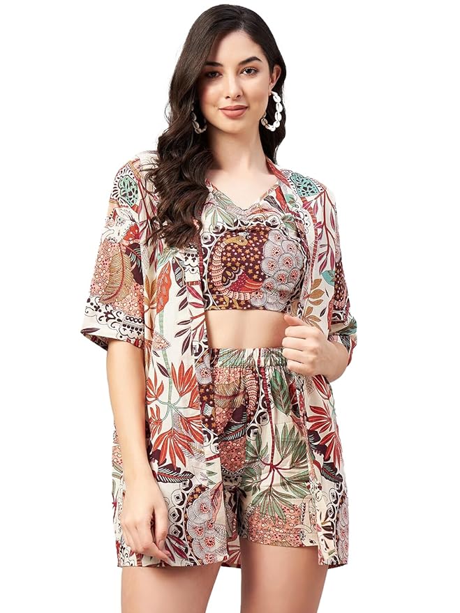 Tropical Muse Printed Summer Co-ord Set